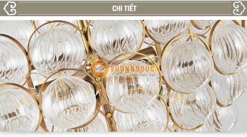 Đèn chùm thủy tinh trang trí đẹp abr127-6